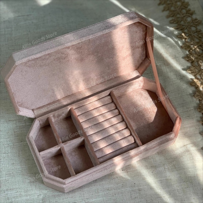Velvet Jewelry Box - Boîte à bijoux en velours, boîte