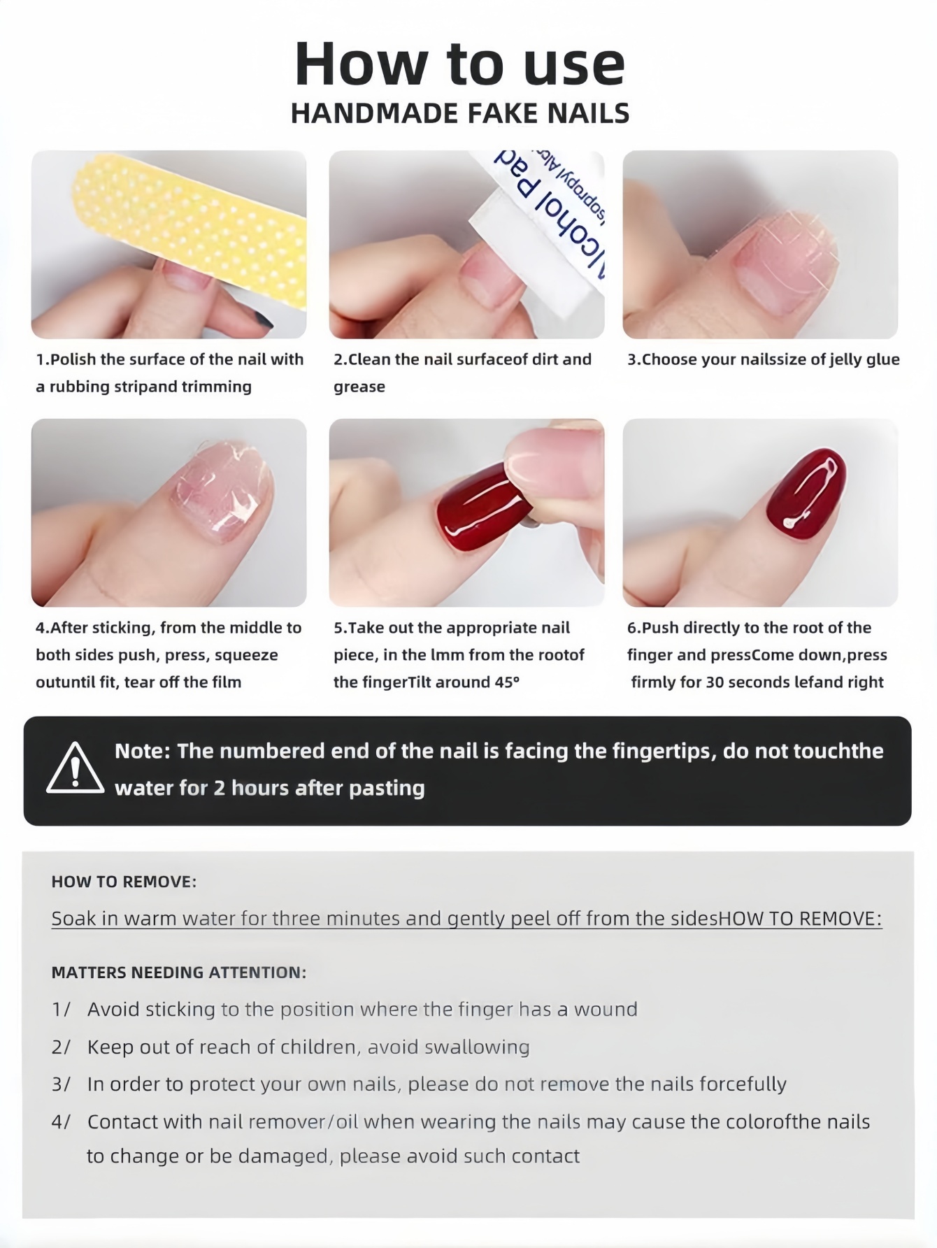 10 faux ongles courts carrés,  - Luxury Lifestyle Resort avis et prix