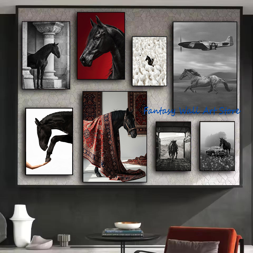Photos de chevaux noirs, art m - Luxury Lifestyle Picture avis et prix