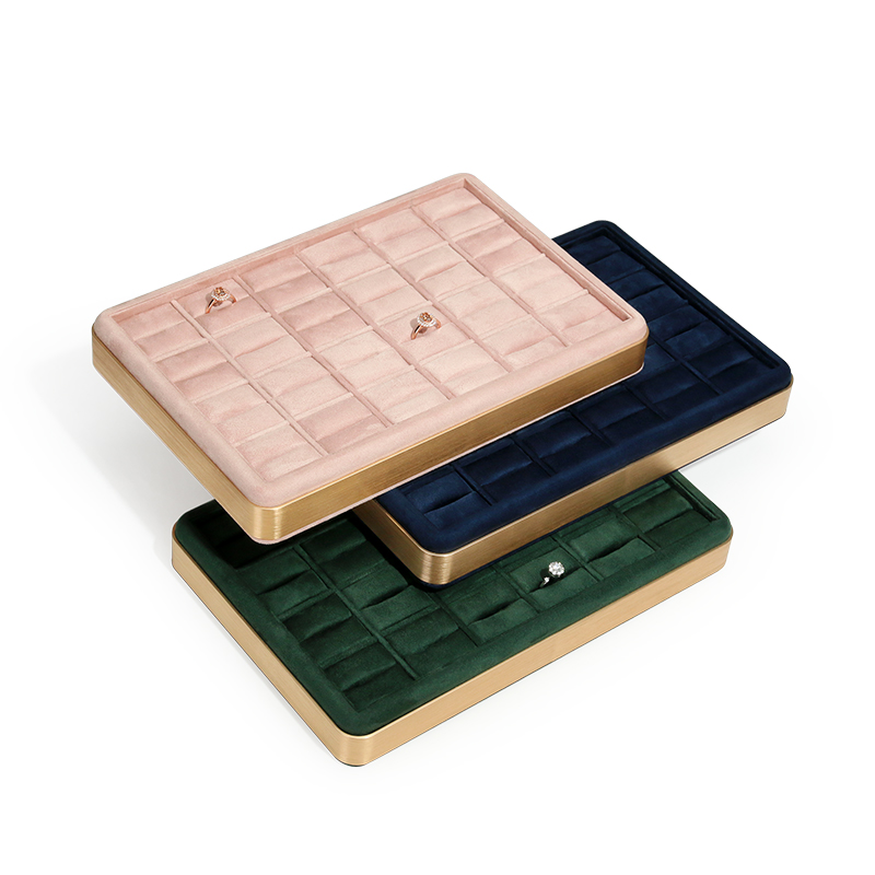 Présentoir à bagues en velours - Velvet Jewelry Box avis et prix