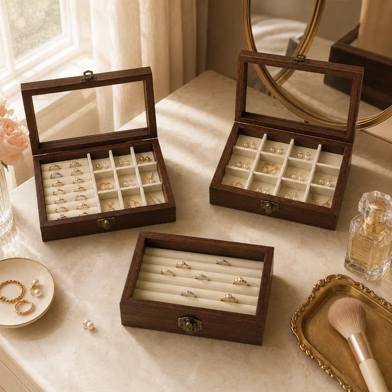 Organisateur de bijoux en velo - Velvet Jewelry Box avis et prix